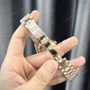 Super Clone Rolex Day-Date Green Aventurine Diamond Dial 128345rbr-0068 36 mm — clasp and links