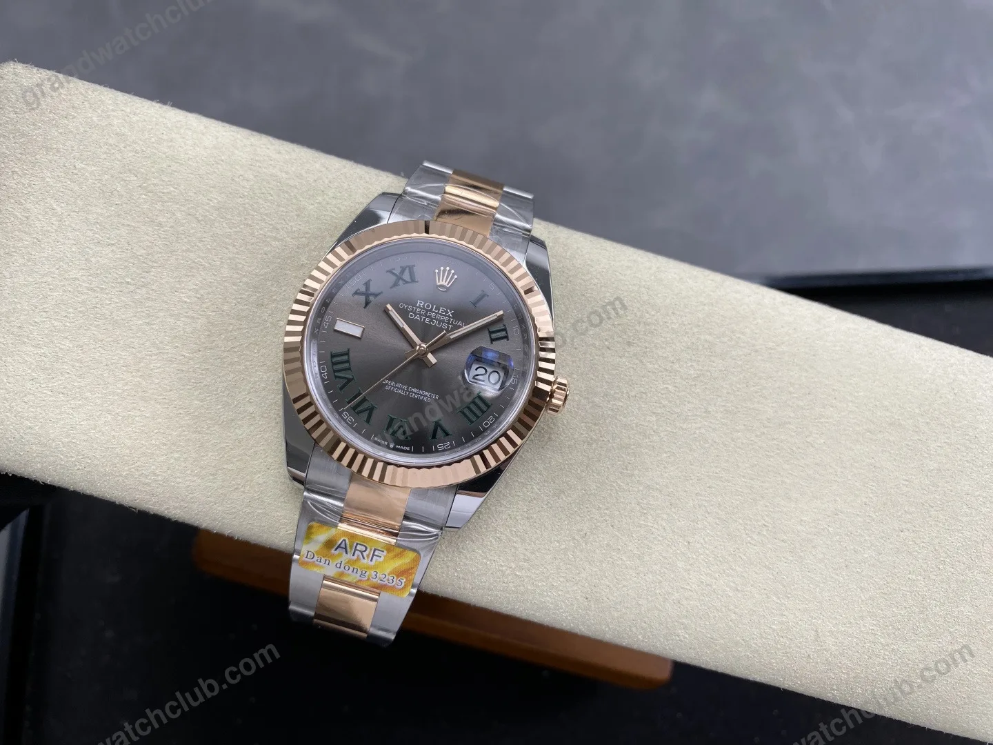 Super Clone Rolex Datejust Slate Roman Dial 126331-0015 41 mm β view 12