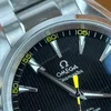 Super Clone Omega 41mm Steel — side profile