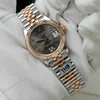 Super Clone Rolex Datejust Slate Roman Diamond Dial 126231-0023 36 mm — bracelet detail