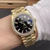 Super Clone Rolex Day-Date 40 Bright Black Diamond Dial 228348RBR President – Swiss SuperClone - photo 1