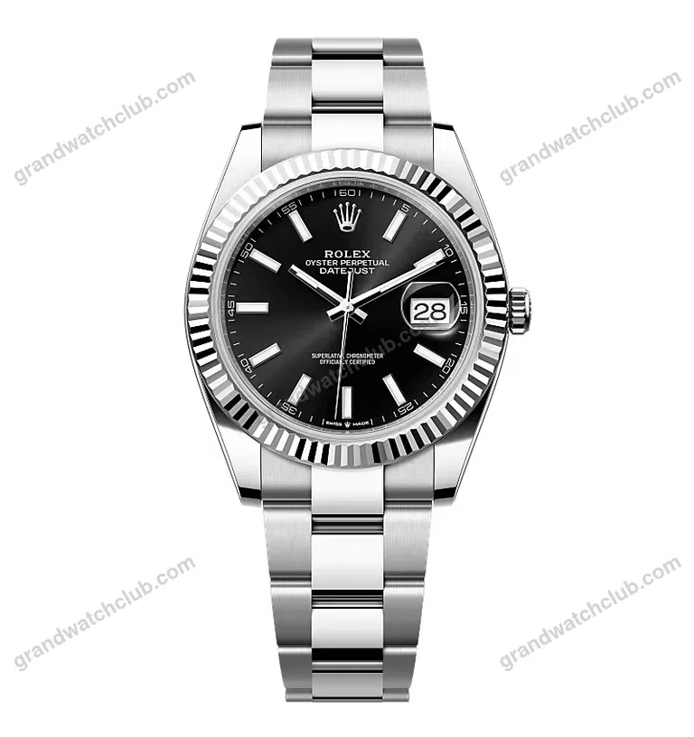 Super Clone Rolex Datejust Black Dial 126334-0017 41 mm