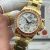 Super Clone Rolex Cosmograph Daytona Mother of Pearl Diamond Dial Orange Sapphire Bezel 116578SACO – Swiss SuperClone - photo 6