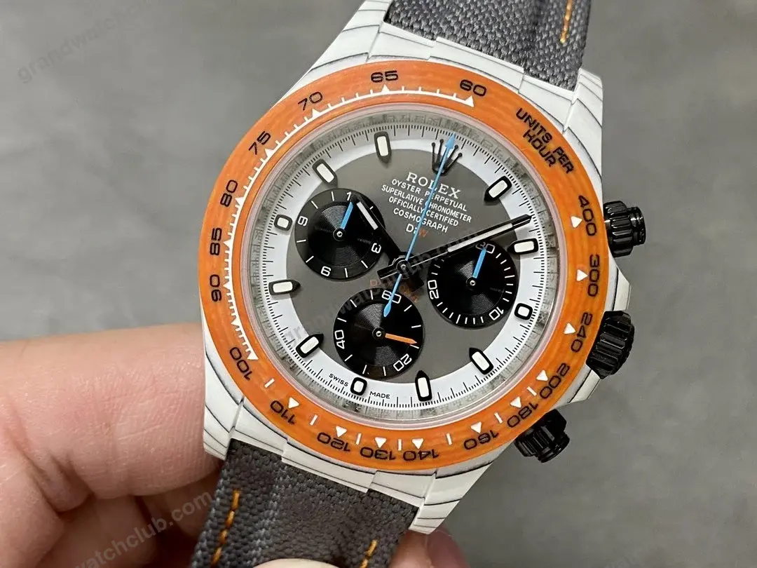 Super Clone Rolex Cosmograph Daytona DIW Avia Grey Orange 116500LN – Swiss SuperClone - photo 7