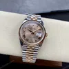 Super Clone Rolex Datejust Rosé Dial 126231-0027 36 mm — case and bezel