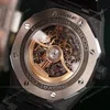 Super Clone Audemars Piguet Royal Oak 15407CE.OO 41mm Skeleton Dial Ceramic V3 Base — view 9