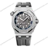 Super Clone Audemars Piguet Royal Oak Offshore Diver 15720ST 42mm Stainless Steel Grey Dial
