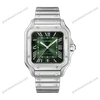 Super Clone Santos de Cartier Green Dial