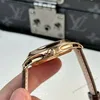 Super Clone Patek Philippe Steel — on leather display