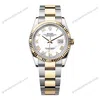 Super Clone Rolex Datejust White Roman Dial 126233-0030 36 mm
