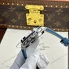 Super Clone Audemars Piguet Royal Oak Offshore Steel in Blue 26420ST 42mm — movement / caseback view