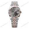 Super Clone Rolex Datejust Slate Roman Diamond Dial 126231-0023 36 mm