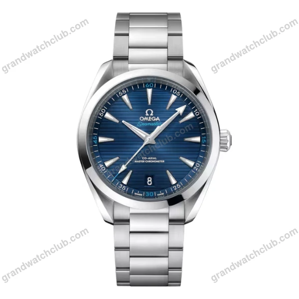 Super Clone Omega Seamaster Aqua Terra Master Co‑Axial 231.10.39.21.03.002 39mm Blue Dial –