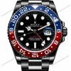Super Clone Rolex GMT-Master II Pepsi Black PVD 126710BLRO β Swiss SuperClone