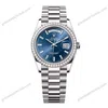 Super Clone Rolex Day-Date Bright Blue Diamond Dial 128349rbr-0051 36 mm