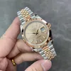 Super Clone Rolex Datejust Champagne Dial 126303-0010 41 mm — movement / caseback view