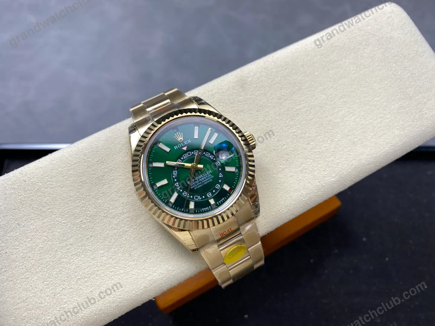 Super Clone Rolex Sky-Dweller Green Dial 336938 (Oyster) β view 10