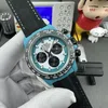 Super Clone Rolex Cosmograph Daytona DIW Turquoise Carbon Panda 116500LN – Swiss SuperClone - photo 6