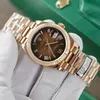 Super Clone Rolex Day-Date Brown Ombré Dial 128235-0075 36 mm — case and bezel