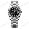Super Clone Rolex Day-Date Bright Black Dial 228236-0003 40 mm