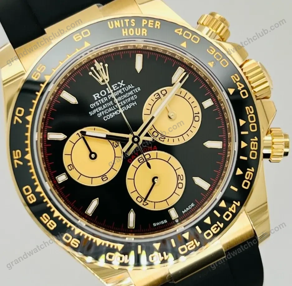 Super Clone Rolex Daytona Intense black Dial 126518LN β clasp and links