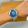Super Clone Omega 42mm Steel — side profile