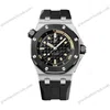 Super Clone Audemars Piguet Royal Oak Offshore Diver 15720ST 42mm Black Dial
