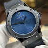 Super Clone Hublot Classic Fusion 42mm Leather Strap Ceramic — clasp and links