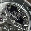 Super Clone Omega Steel — movement / caseback view