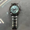 Super Clone Rolex Daytona 126506 “Platona” Open Caseback — dial close-up