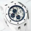 Super Clone Audemars Piguet Royal Oak Offshore Chronograph Ceramic 26402CB 44mm White Dial – — movement / caseback view