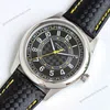 Super Clone Patek Philippe Calatrava 6007A Steel 40mm Ebony Black Dial — case and bezel
