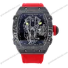 Super Clone Richard Mille RM 27-03 Richard Mille 42mm Carbon Đen 43gram