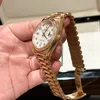 Super Clone Rolex Day-Date White Mother-of-Pearl Diamond Dial 128235-0029 36 mm — clasp and links