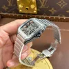 Super Clone Cartier Santos de Cartier Large WHSA0027 – — clasp and links