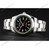 Super Clone Rolex Milgauss Black Dial REP016836 — side profile