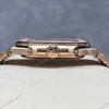 Super Clone Patek Philippe Cubitus 5821/1AR-001 45mm Chocolate Dial Rose Gold — bracelet detail