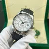 Super Clone Rolex Sky-Dweller Intense white Dial 336239 — case and bezel