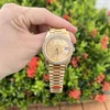 Super Clone Rolex Day-Date Champagne Dial 228348rbr-0008 40 mm — dial close-up