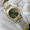 Super Clone Rolex Datejust Olive Green Roman Diamond Dial 126233-0025 36 mm — case and bezel