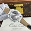 Super Clone Omega Speedmaster Dark Side of The Moon White Side of the Moon 311.93.44.51.04.002 44.25 White Ceramic – — movement / caseback view