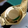 Super Clone Rolex Day-Date Bright black Dial 228348RBR 40 mm β case and bezel