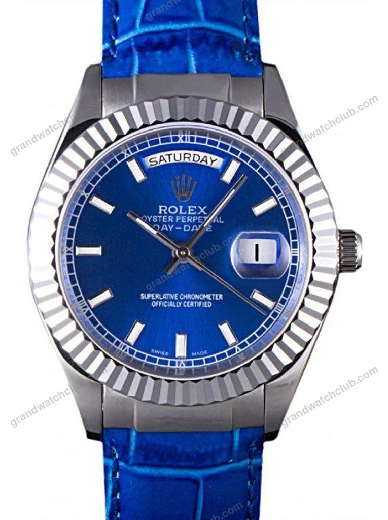 Super Clone Rolex Day-Date Blue Dial 621490 35 mm