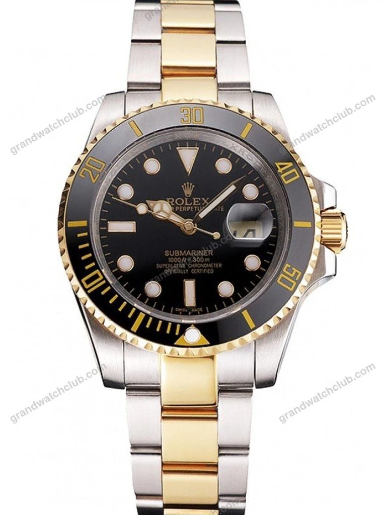 Super Clone Rolex Submariner Black Dial PR16233BG