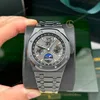 Super Clone Audemars Piguet Royal Oak Perpetual Calendar 26579CE.OO.1225CE.01 Black Ceramic 41mm — dial close-up
