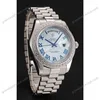 Super Clone Rolex Day-Date Blue Dial 1453962 40 mm — dial close-up