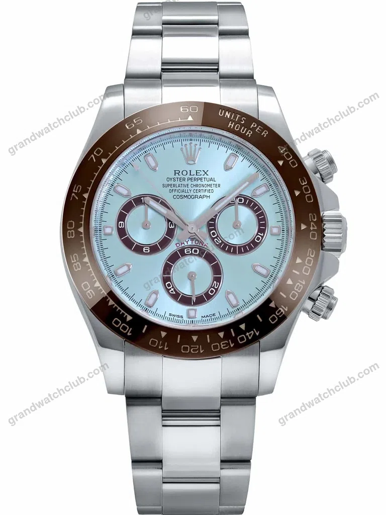 Super Clone Rolex Daytona Ice blue Dial 116506 “Platona”