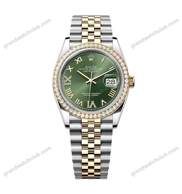 Super Clone Rolex Datejust Slate Diamond Dial 126283RBR-0011 36 mm