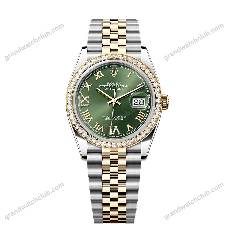 Super Clone Rolex Datejust Slate Diamond Dial 126283RBR-0011 36 mm