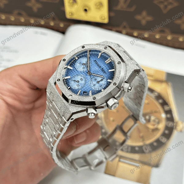 Super Clone Audemars Piguet Royal Oak 41mm Steel Bracelet Steel β side profile